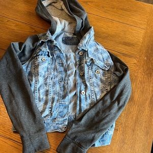 Jean/fabric jacket
